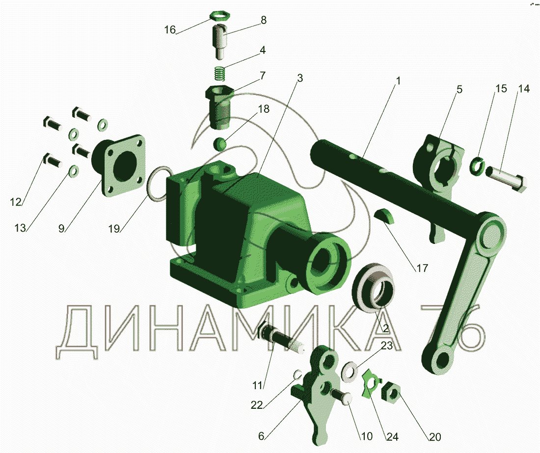 Купить рычаг переключения передач МАЗ (пр-во МАЗ) | спа-гармония.рф