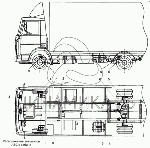 Маз 437040 схема