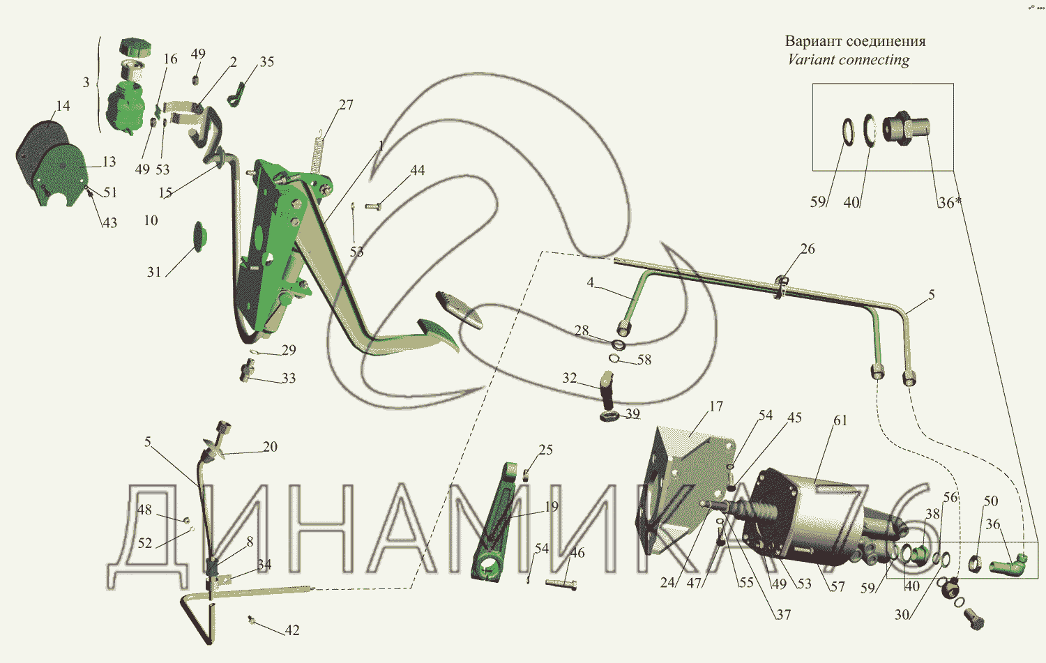 Схема маз 4370