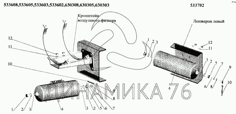 Маз 5336 схема