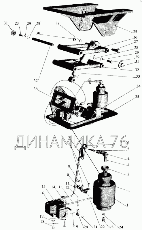 Маз 5336 схема