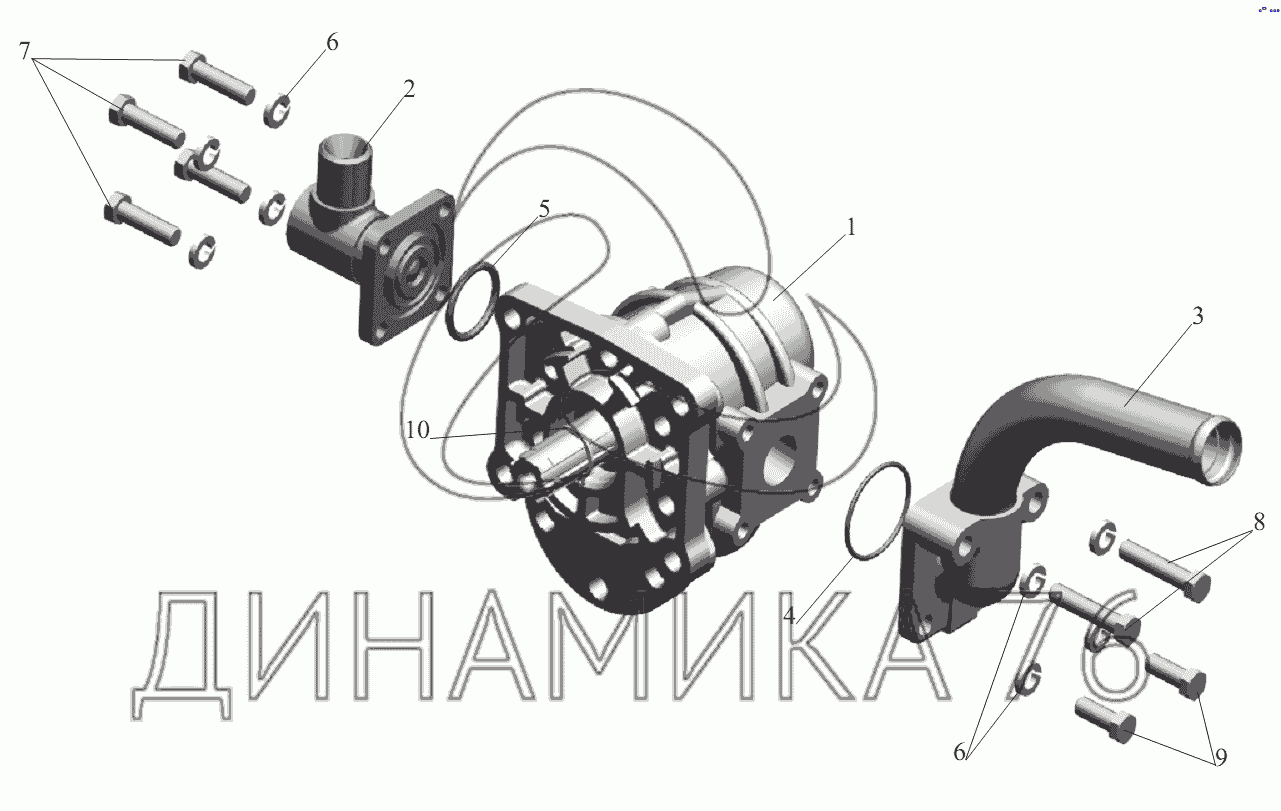 Головка двигателя тмз