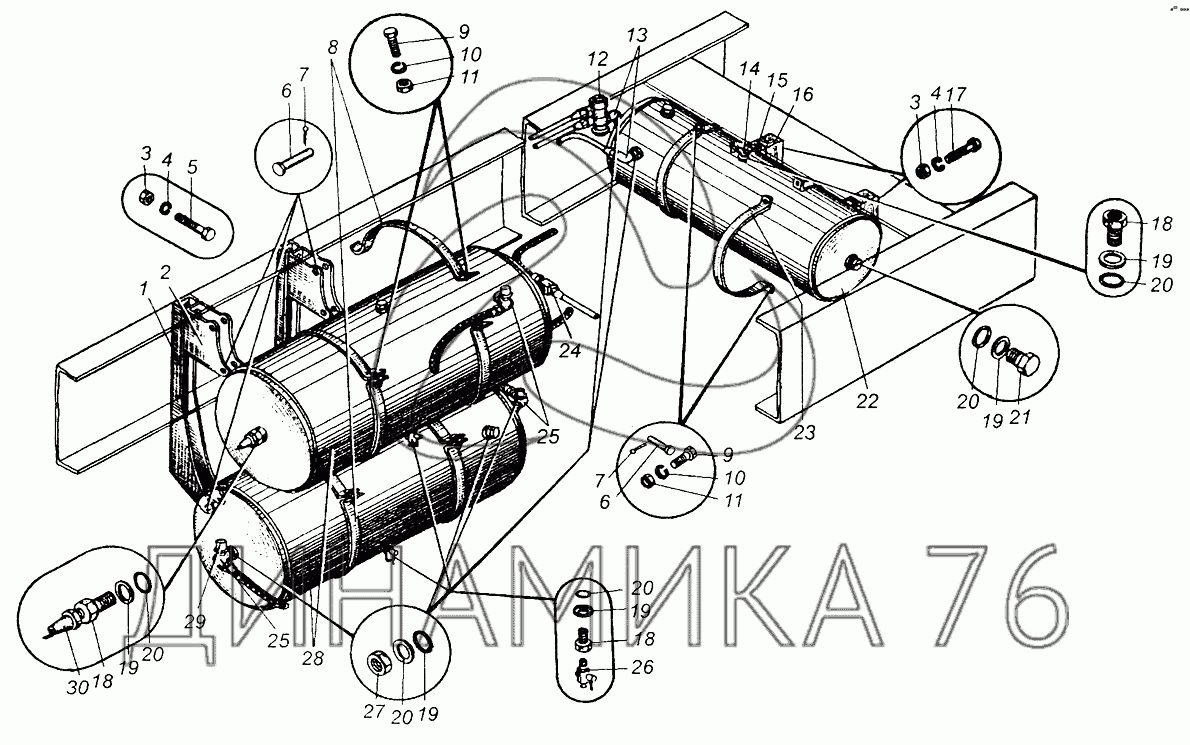 Запчасти на автомобиль маз