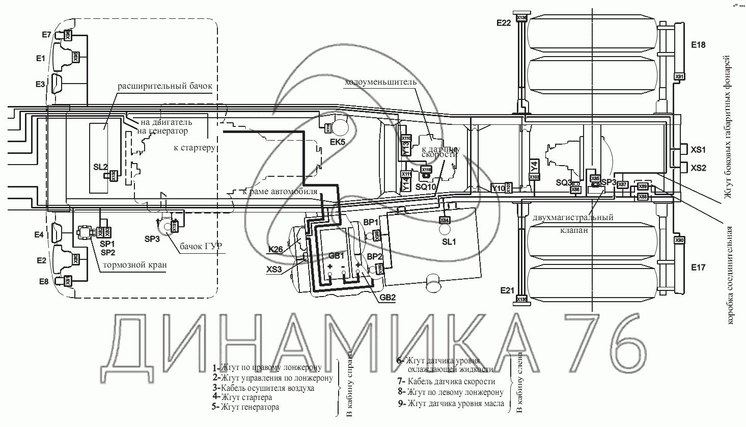 Выхлопная система маз 555102