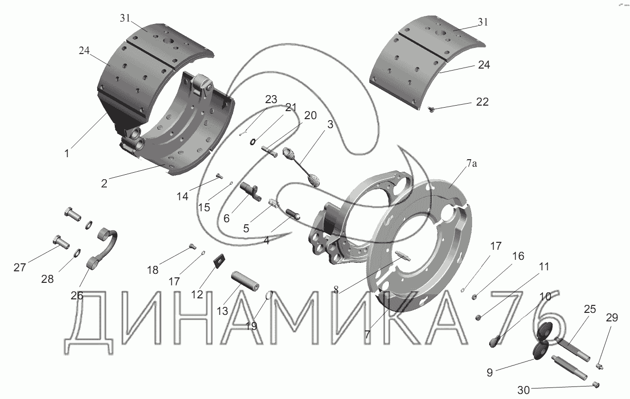 Тормозная система автомобилей МАЗ