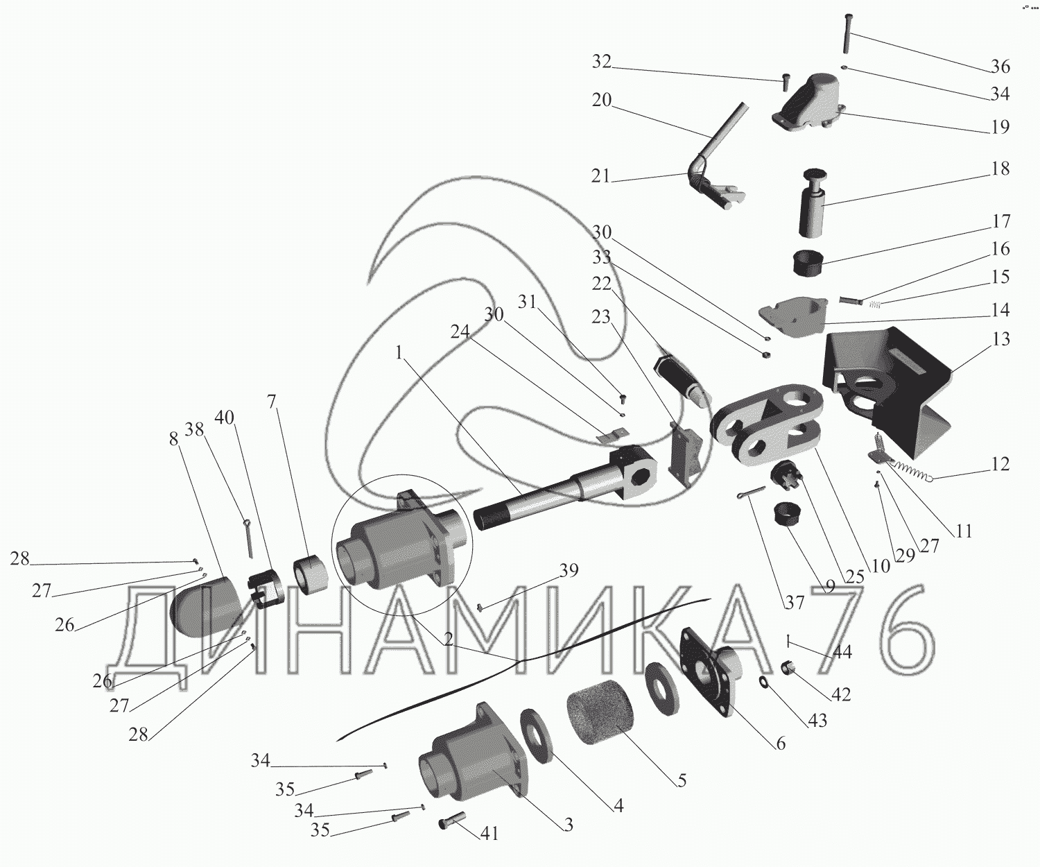 Фаркоп маз схема