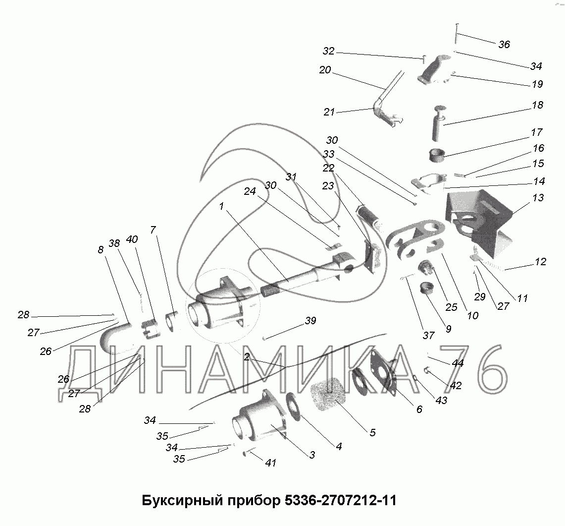 Глушитель маз 5336 схема