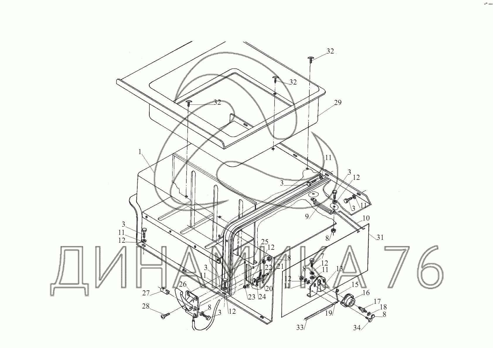 Схема маз 6430