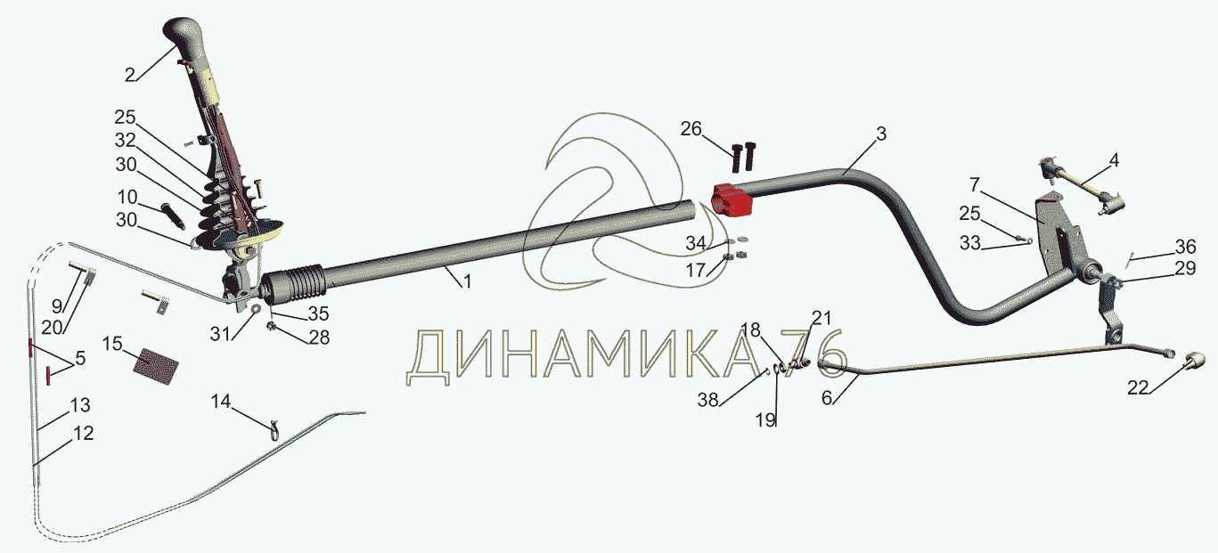 Ремонт КПП МАЗ 238 с демультипликатором