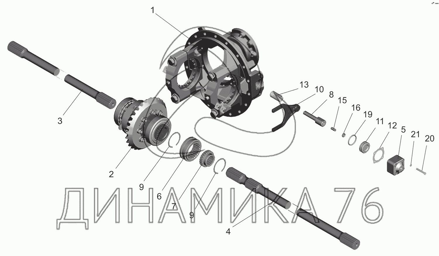 Редуктор маз 6312 схема