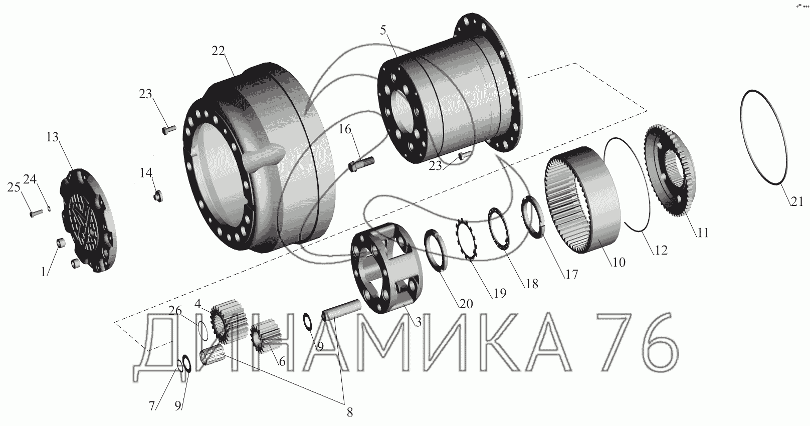 Передняя бортовая камаз 6522 схема