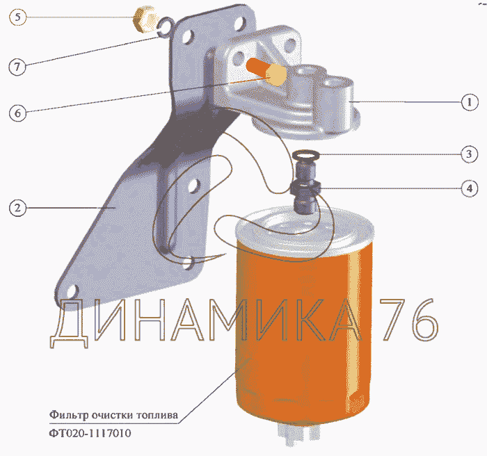 Топливный фильтр мтз 80 нового образца артикул