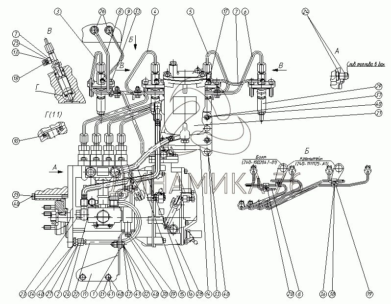 Каталог деталей автомобилей ГАЗ-33104 