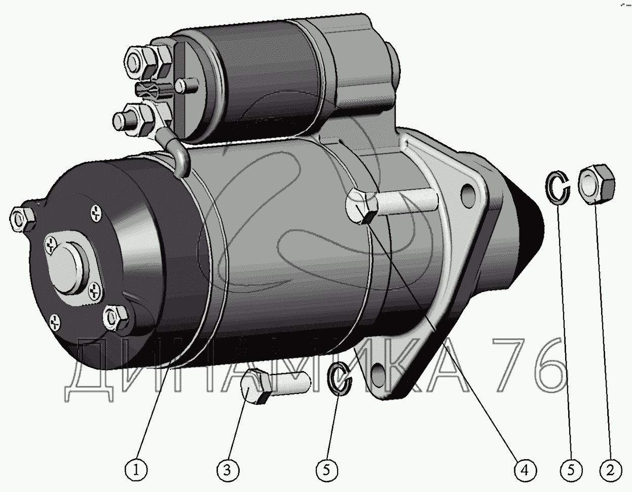 Установка стартера на Д-245.7E4