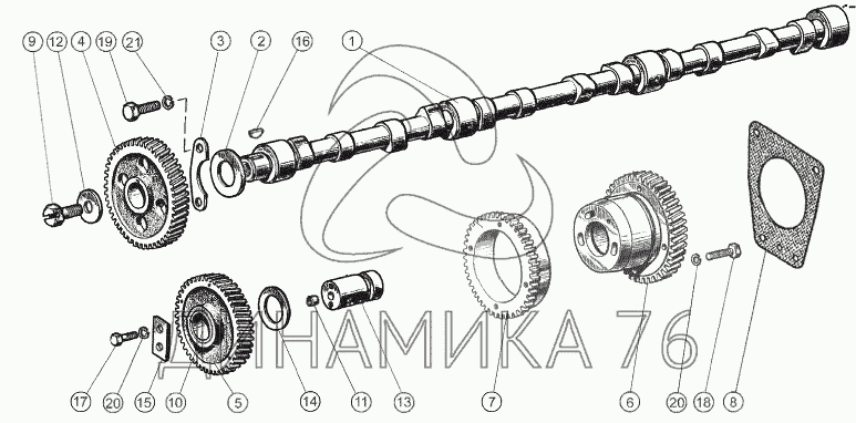 Маховик мтз 1221 схема