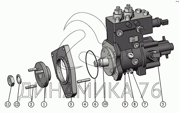 Д 245 схема тнвд