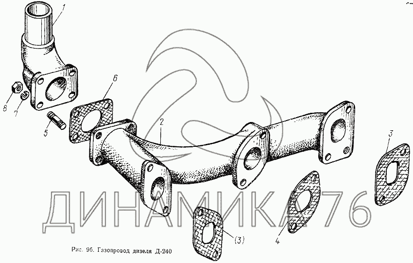 Выпускной коллектор мтз 82 схема - 89 фото