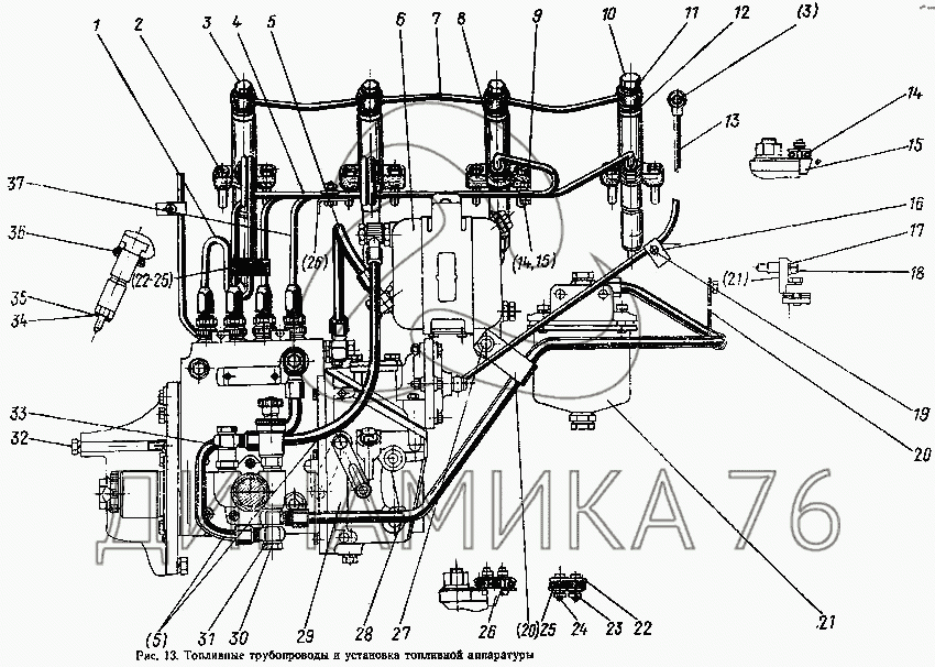 Тнвд 245 схема