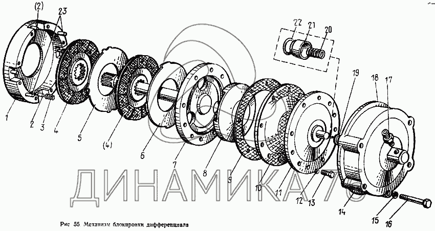 Схема тормоза мтз 82