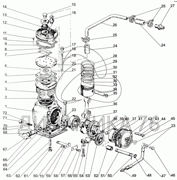 Купить Головку Компрессора Мтз 80