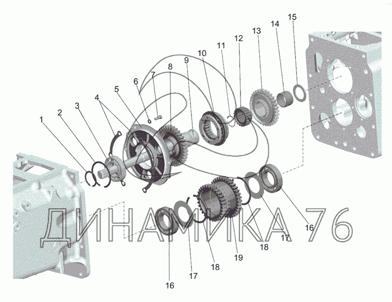 Коробка мтз 82 схема сборки Редуктор на МТЗ-1021.3