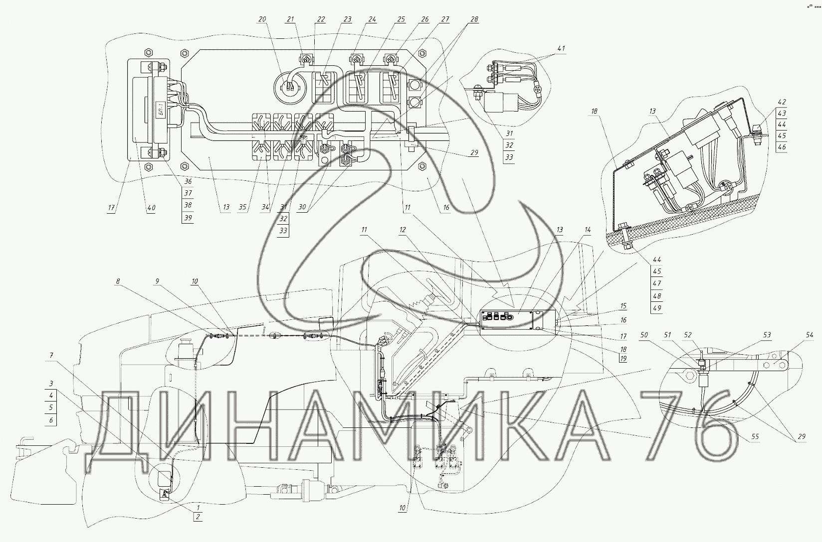 Распределитель мтз 1523 схема