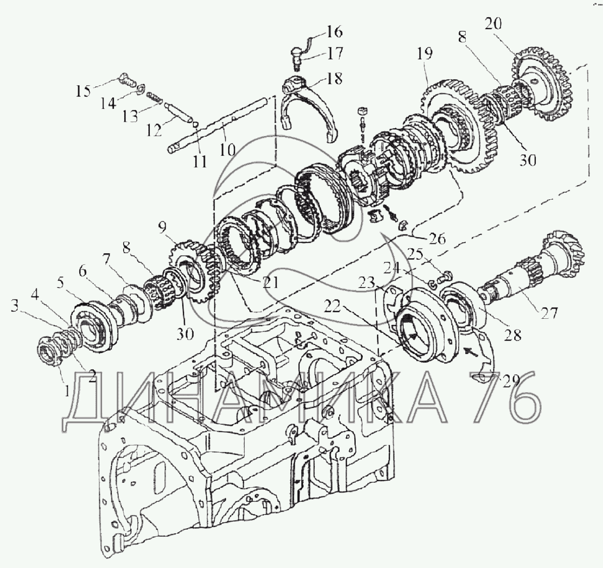 Коробка передач беларус 1221 схема