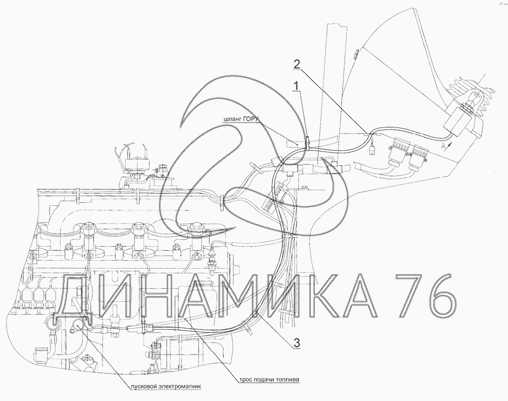 Электрооборудование пускового устройства на Беларус-1220 - Схема, каталог  деталей, стоимость, запчасти (140a6)