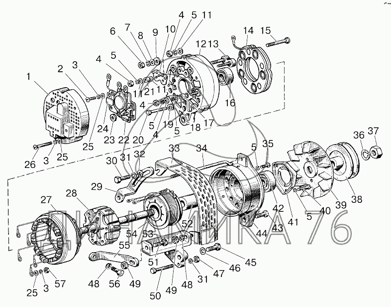 Двигатель мтз 1221 схема