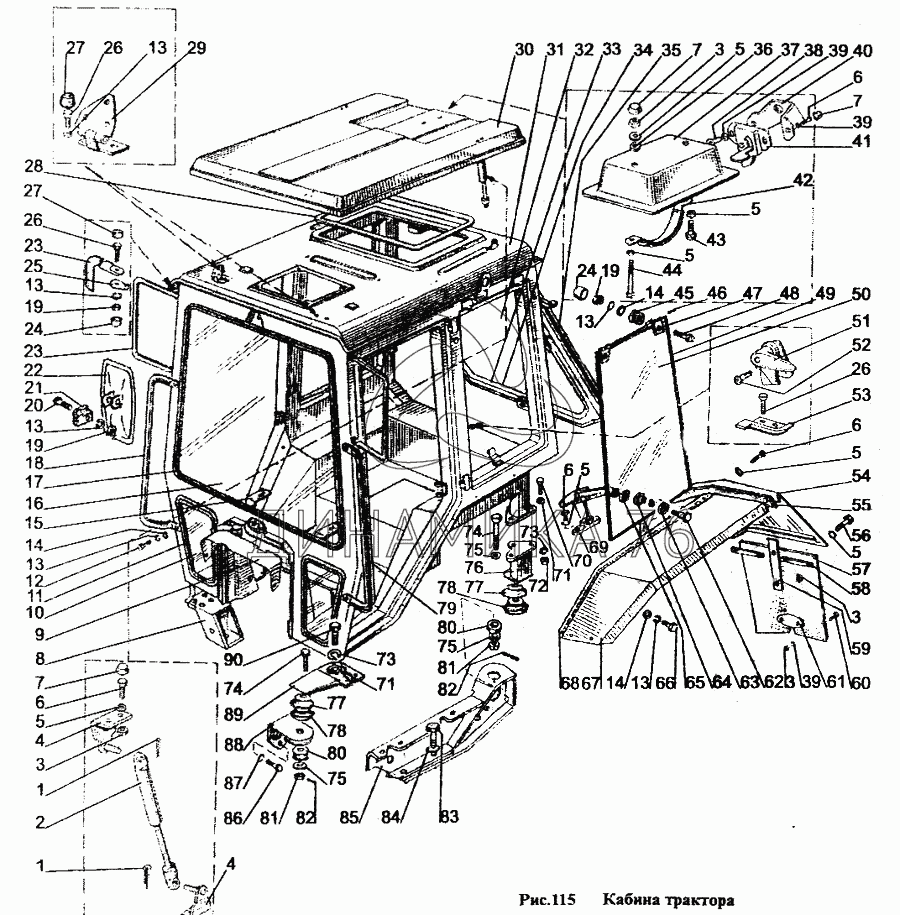 Кабина к трактору МТЗ-80/82 МК