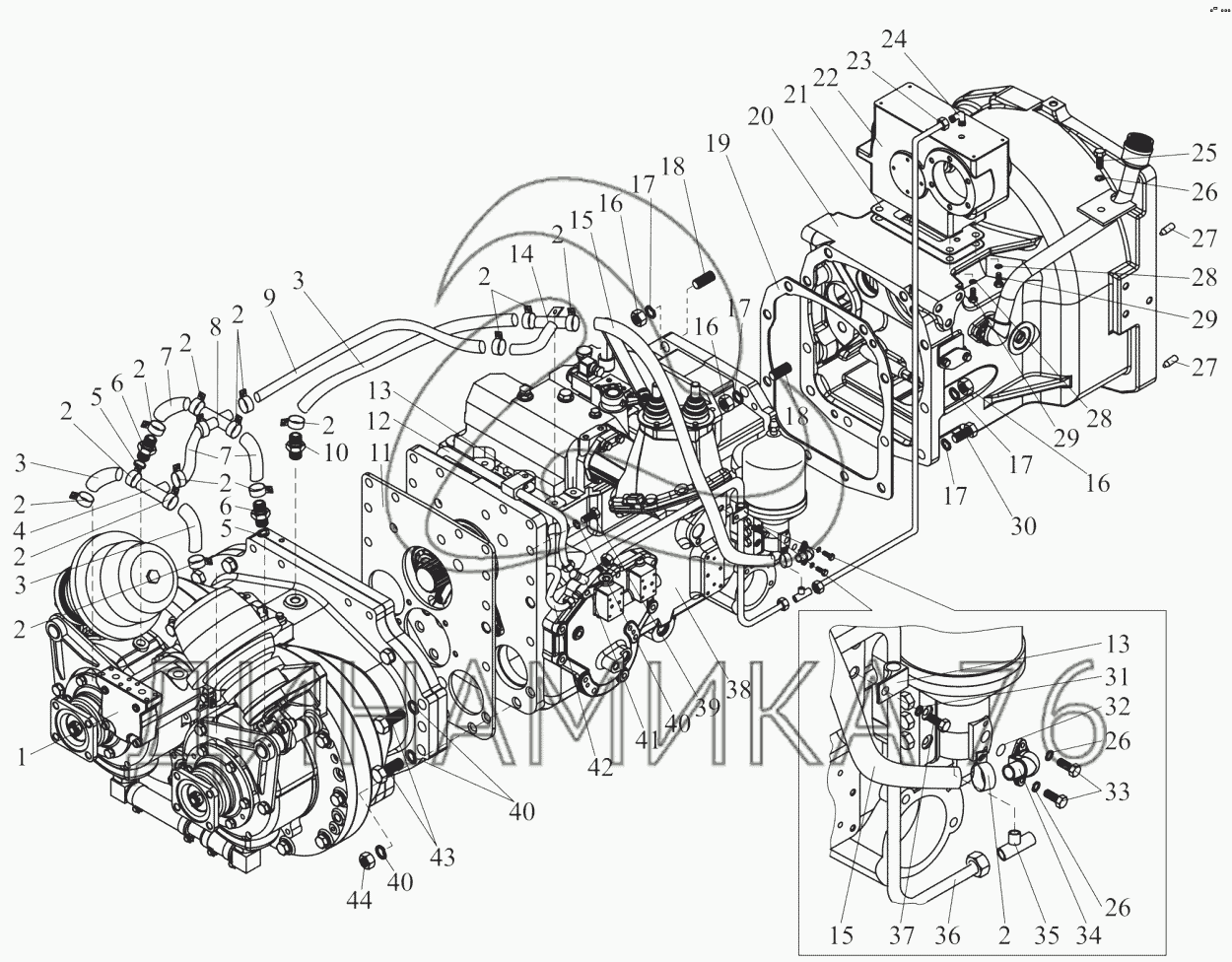 Мтз 132 схема