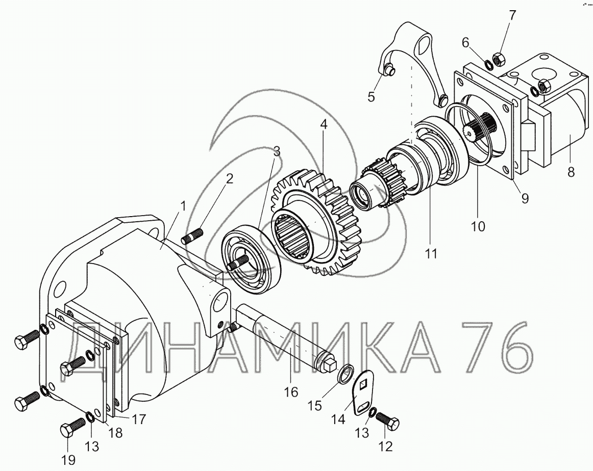 Привод нш 32 на мтз схема