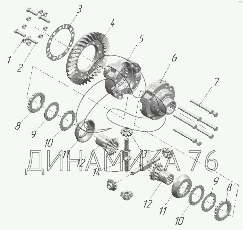 Схема переднего моста мтз 320