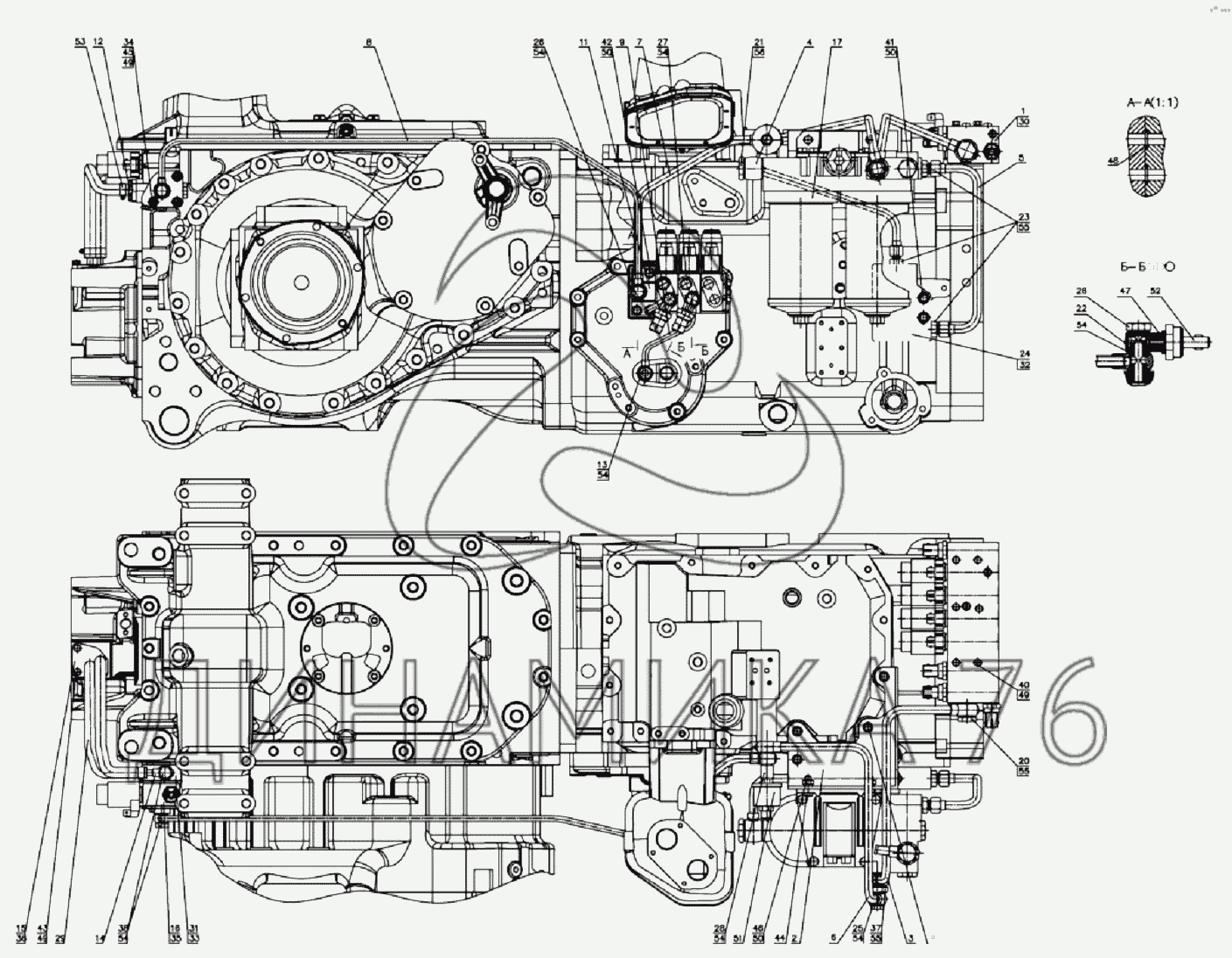 Схема кпп мтз 3022