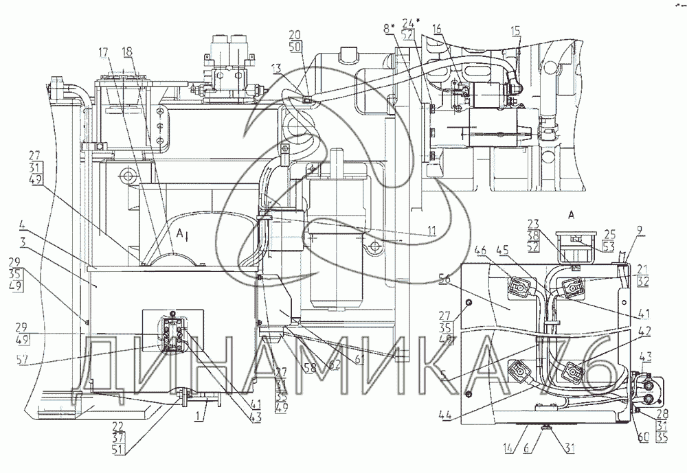 Схема подключения акб мтз 1221