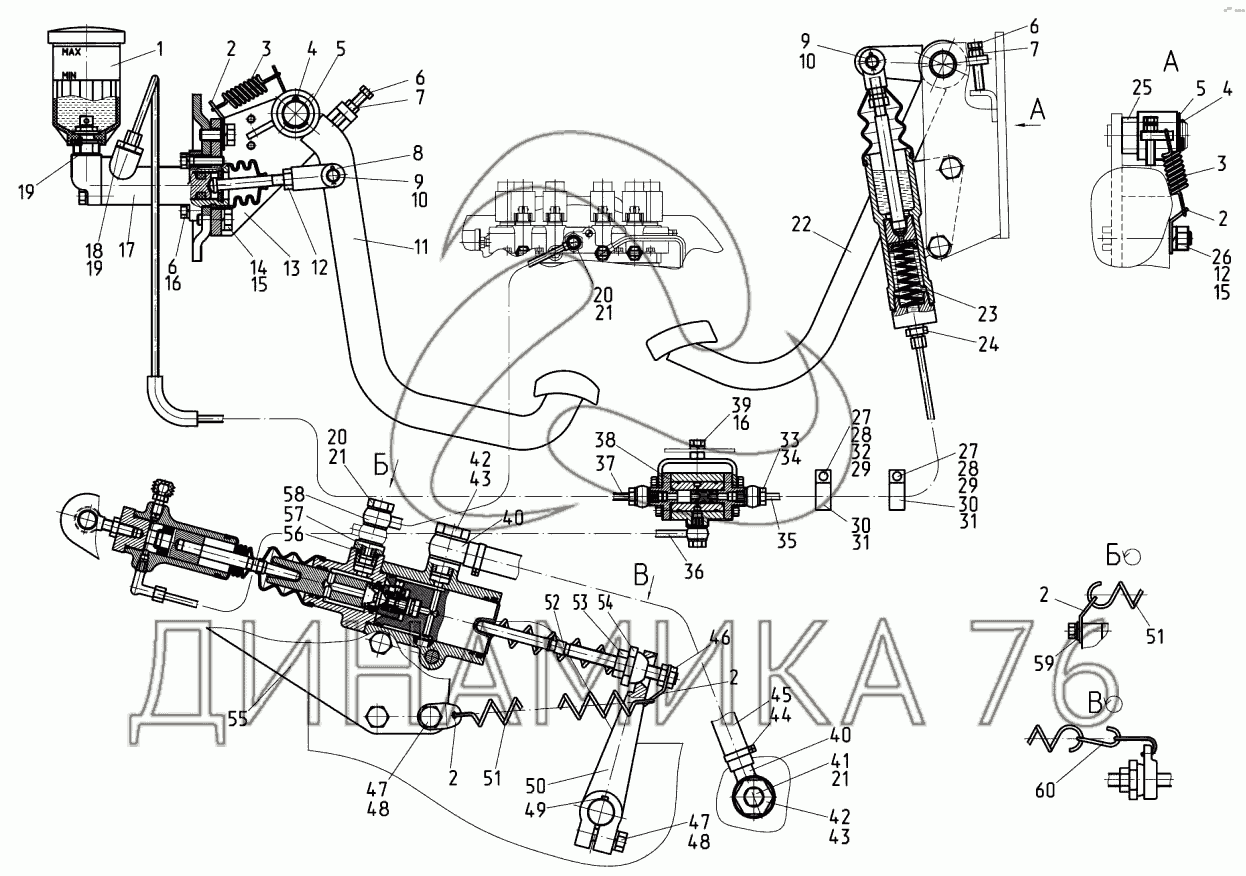 Распределитель мтз 1523 схема