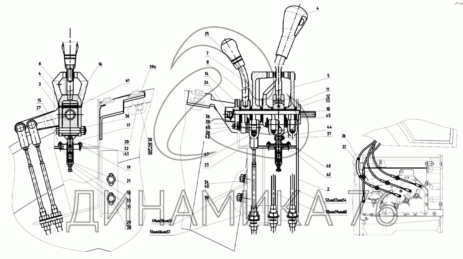 Схема кпп мтз 3022