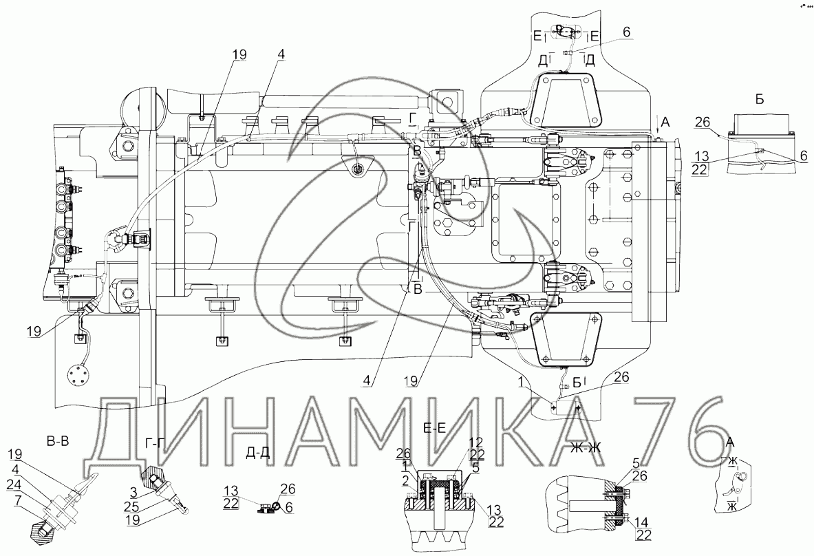 Мтз 3022 коробка передач схема