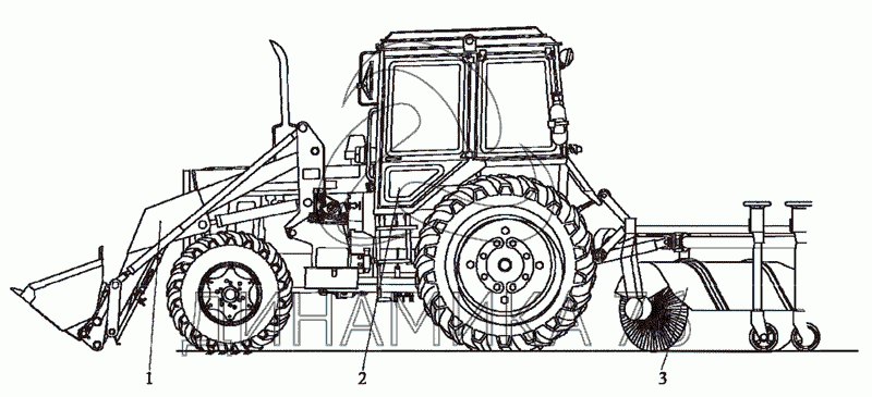 Рисунок трактора мтз 82