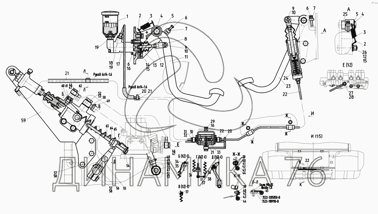 Схема предохранителей мтз 3522