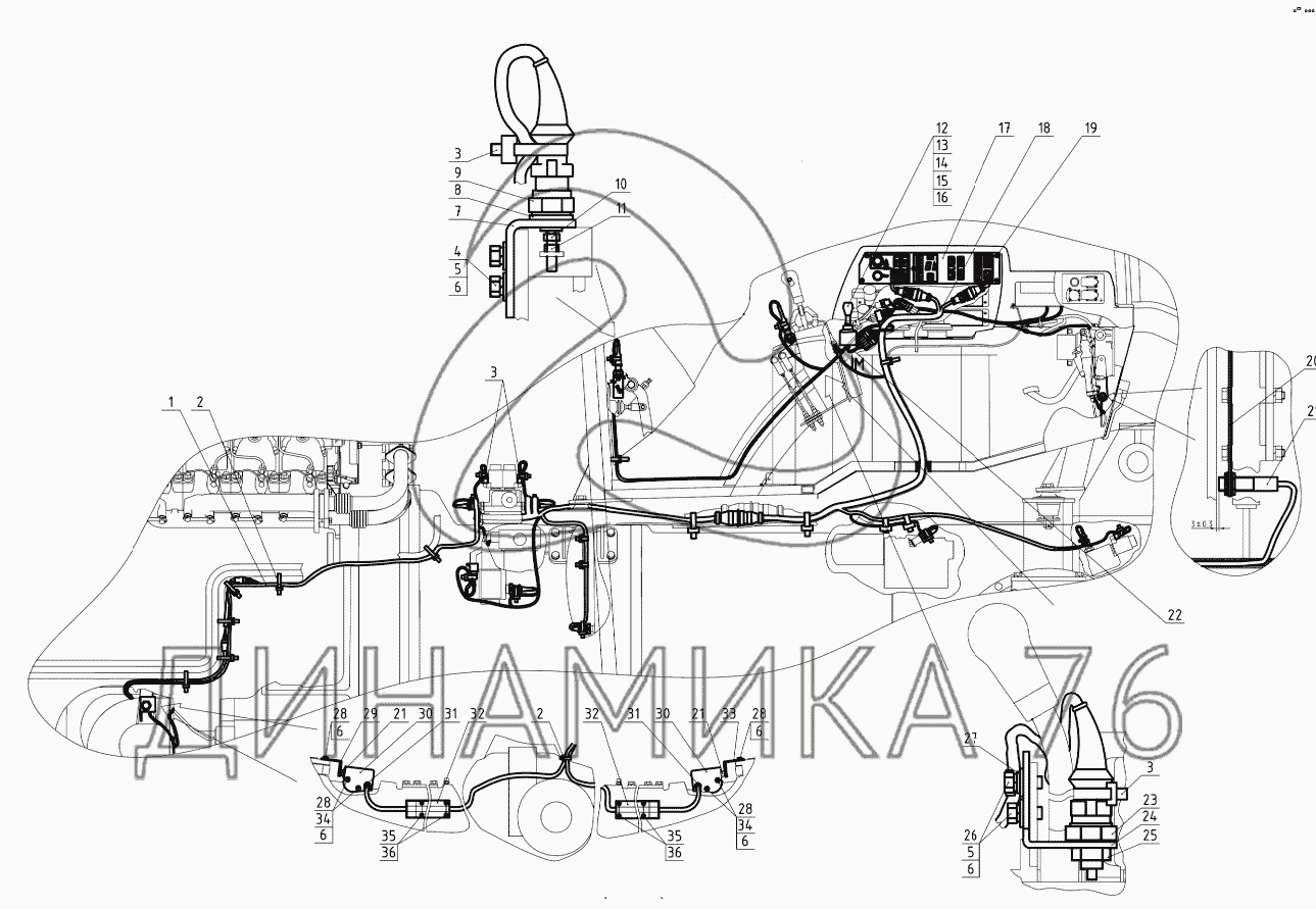 Мтз 82 педаль газа схема