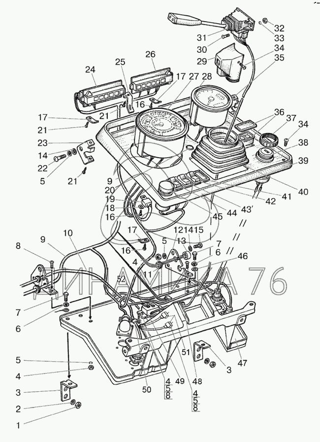 Схема электропроводки мтз 1025