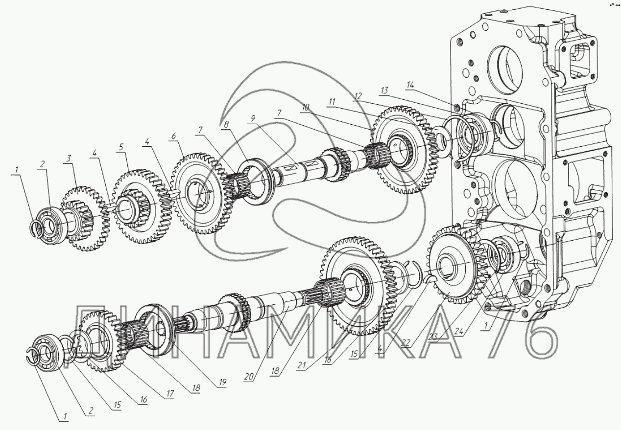 Схема кпп беларус мтз 82