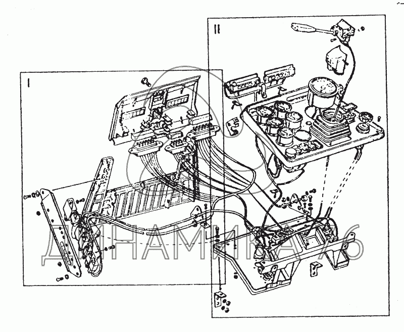 Панель приборов мтз 82 схема