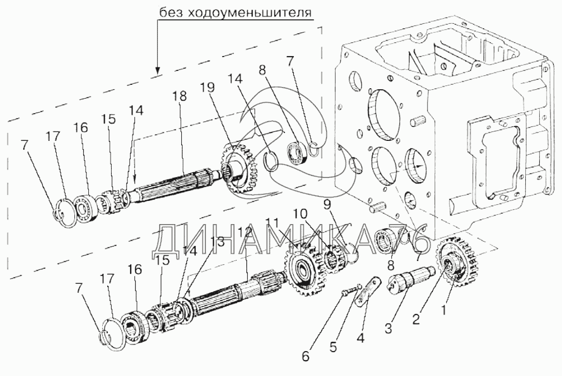 Коробка передач мтз 892 схема переключения передач