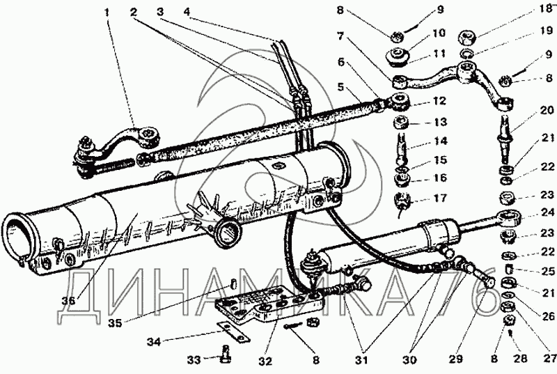 Схема цапфы мтз 80