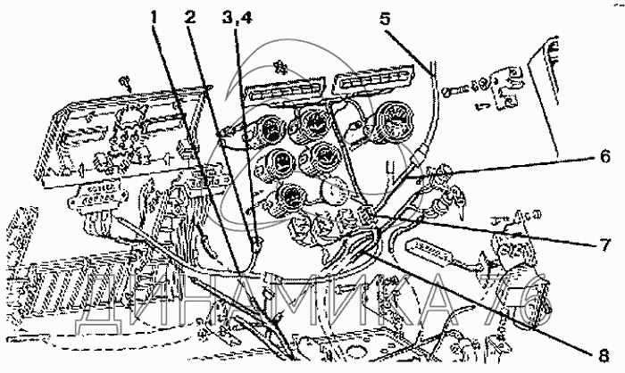 Панель приборов мтз 82 схема