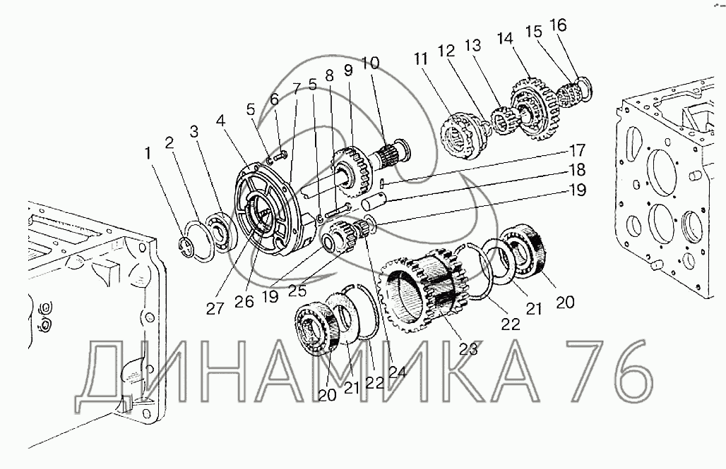 Устройство кпп мтз 80 схема