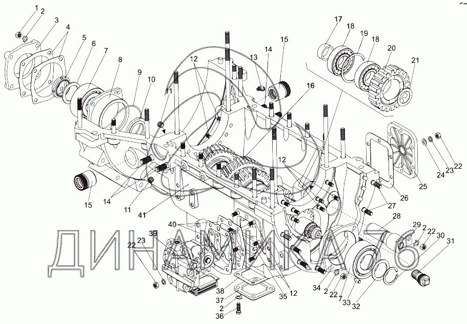 Кпп маз 202 схема