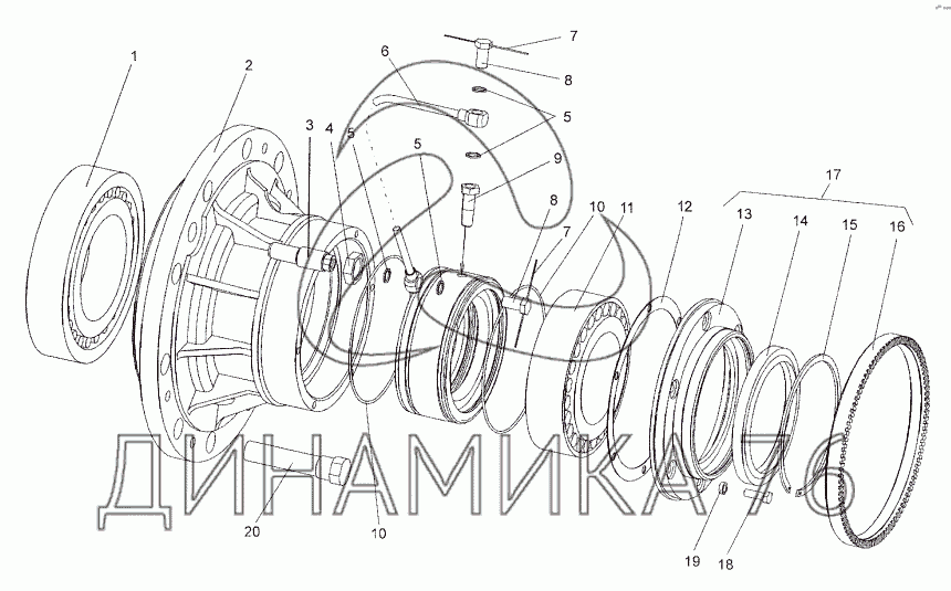 Ступица 2 птс 4 схема